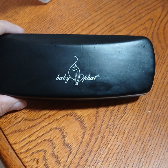 Baby Phat Black Glasses Case - Picture 1 of 4